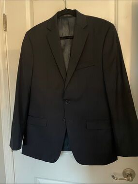 Calvin Klein 40R Classic Black Blazer /Suit Jacket